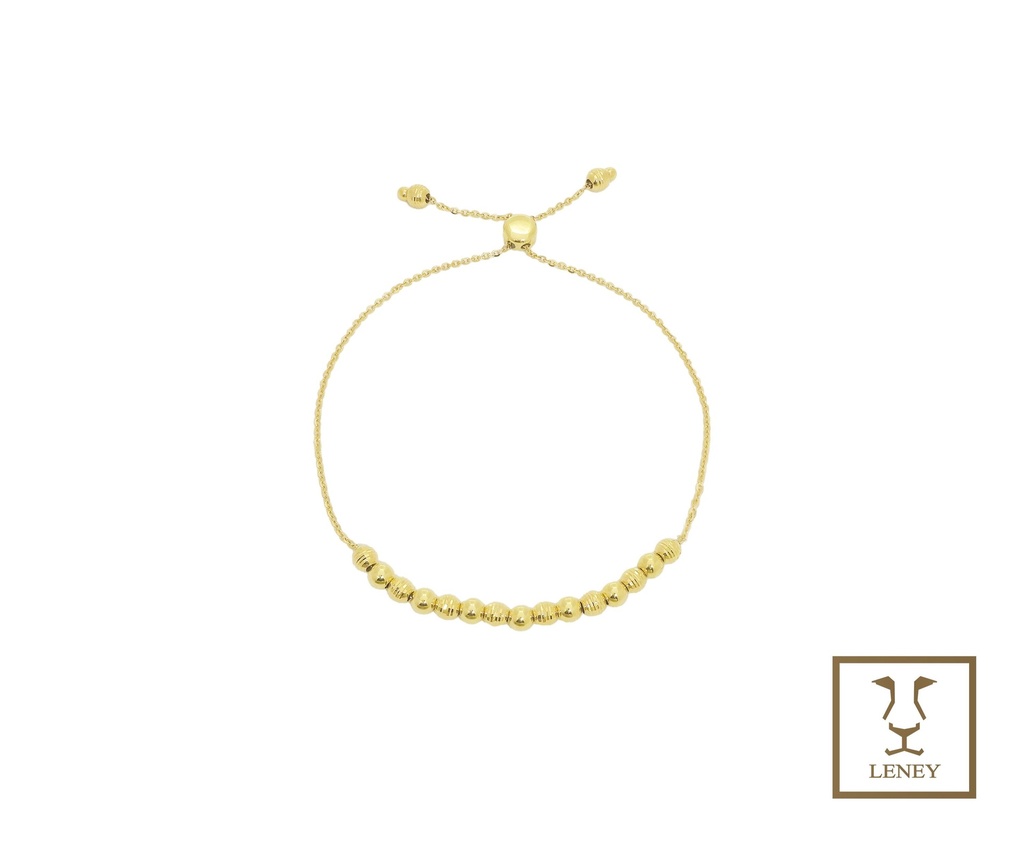 PULSERA15 BOLITAS LISAS BRILLOSAS