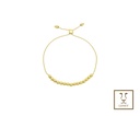 PULSERA15 BOLITAS LISAS BRILLOSAS