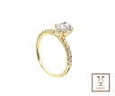 ANILLO SOLITARIO DIAMANTE O BRILLANTE