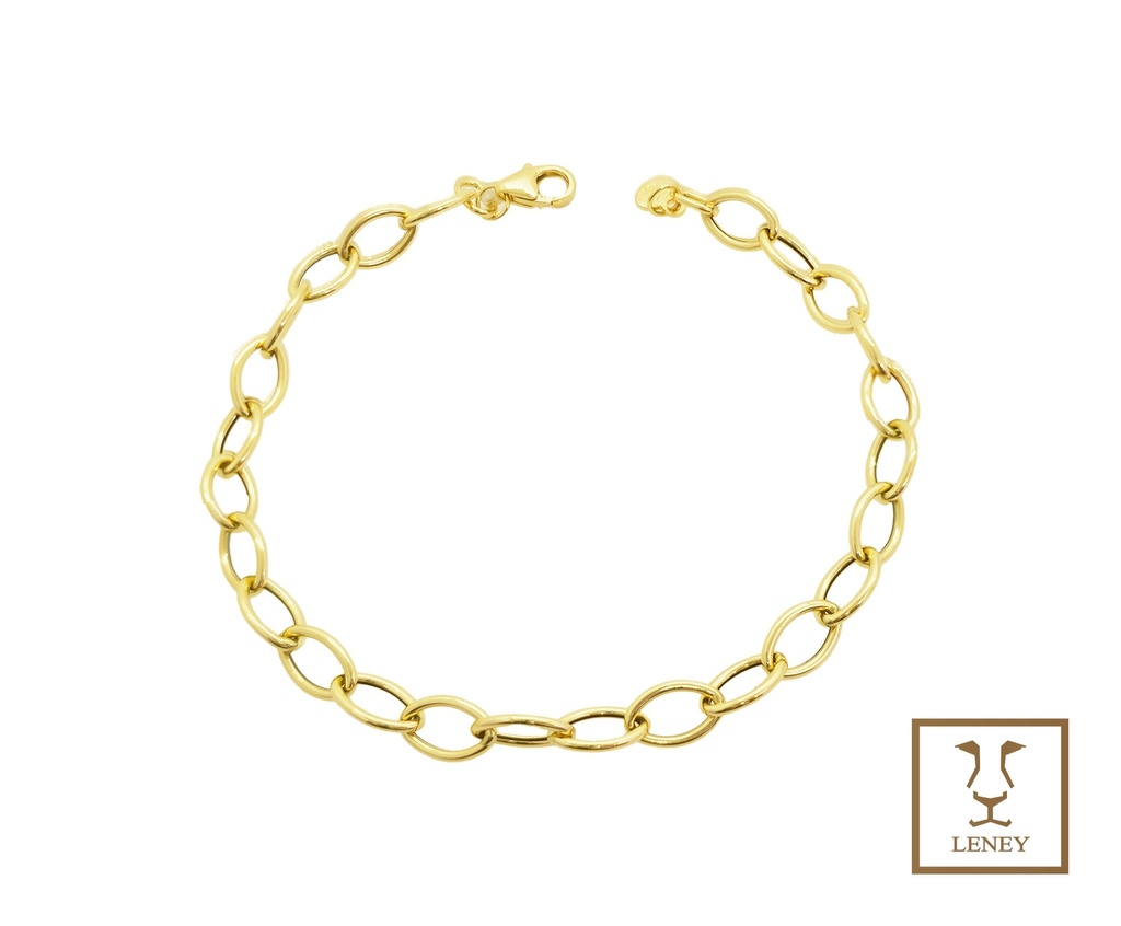 PULSERA ESLABONES OVAL 9X5MM