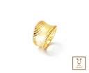 ANILLO CONCAVO MALLA SATINADA