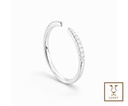 ANILLO CINTILLO DE 18 BRILLANTES