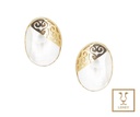 ARETE PERLA MABE OVAL