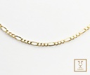 CADENA CARTIER FIGARO 3X1 70CMS