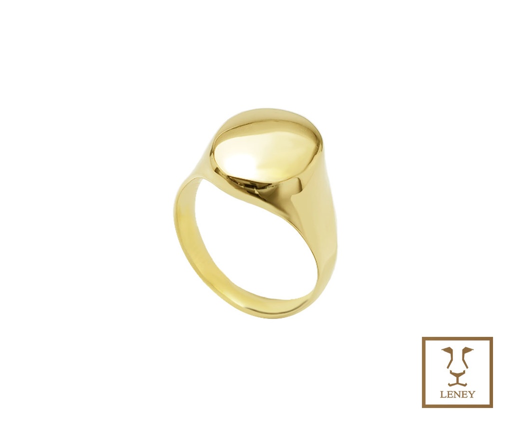 ANILLO OVAL CONVEXO 15X11MM
