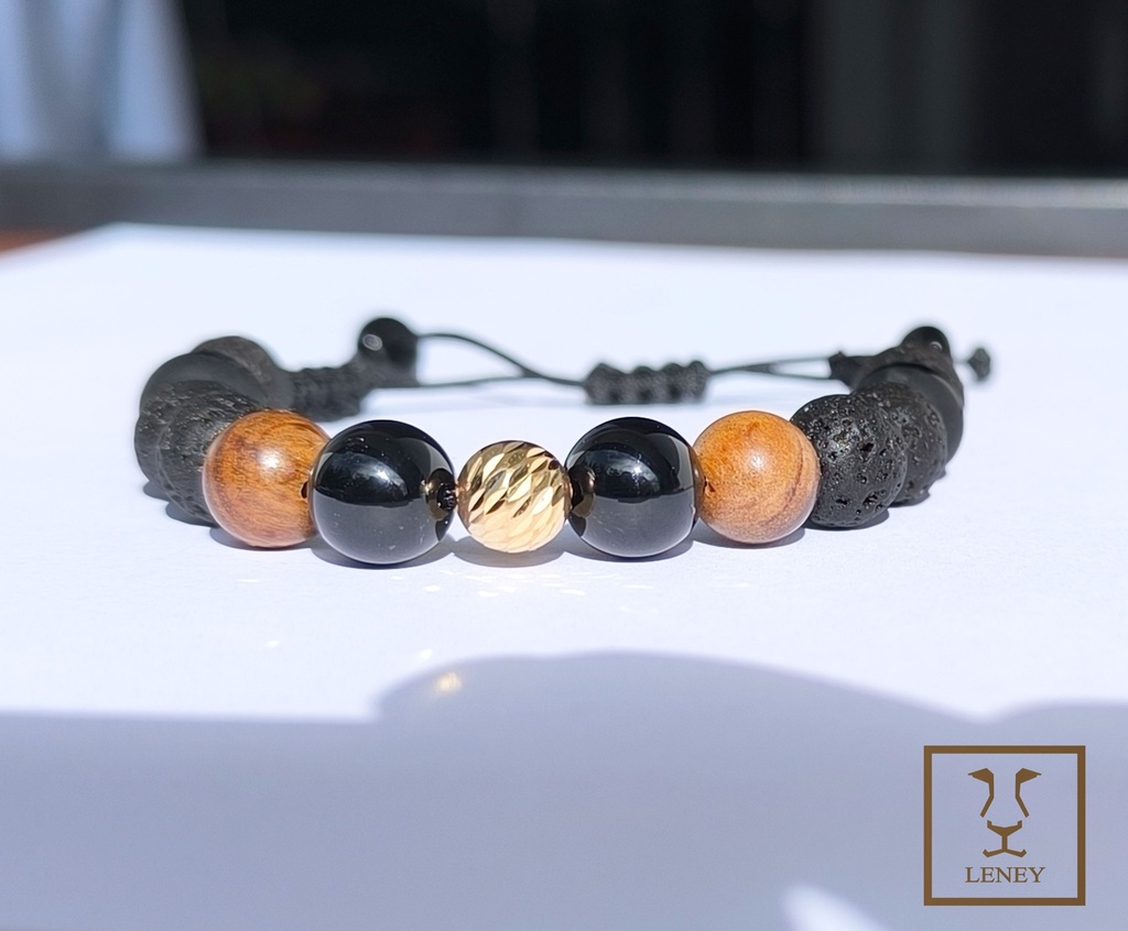 PULSERA DIJE ESFERA DIAMANTADO
