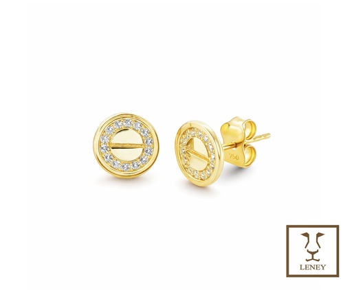 [1592W22] ARETE TORNILLO CARTIER CIRCONES