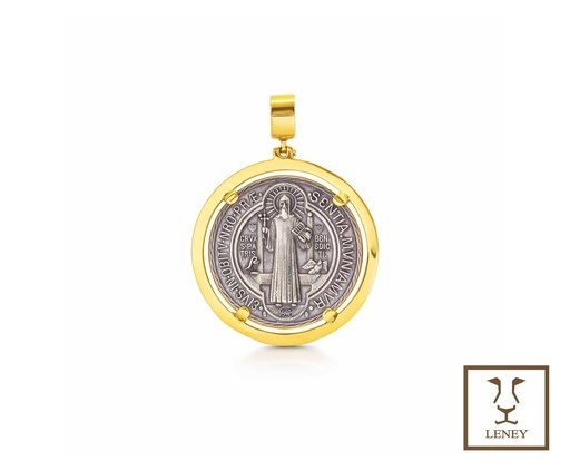 [1604W1] MEDALLA SAN BENITO DE PLATA