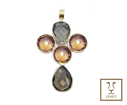 [1537W2] CRUZ TOPAZIO FUME GOTA