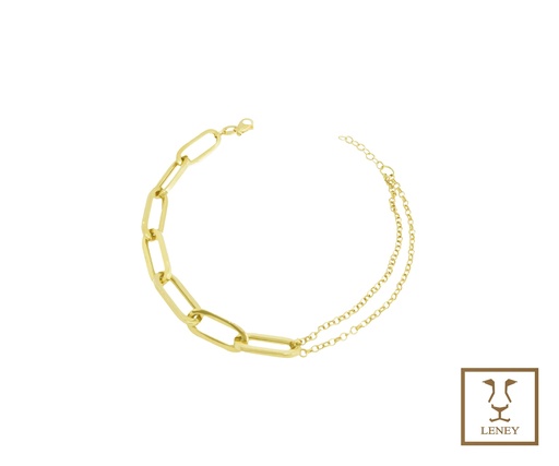 [1501W36] PULSERA 7 ESLABONES CLIP