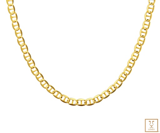 [1418W2] CADENA GUCCI PLANA BRILLOSA