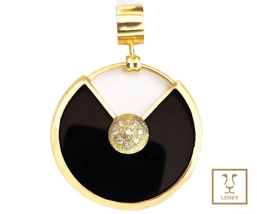 [1381W1] DIJE CIRCULO 40MM ONIX