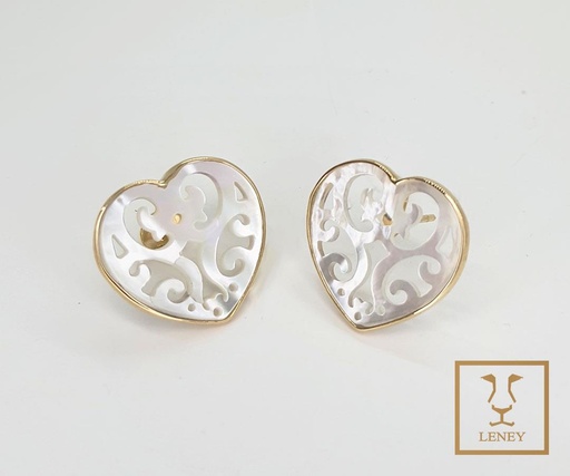 [1367W2] ARETE CORAZON CALADO NACAR