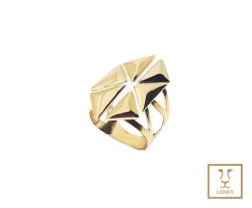 [1391W10] ANILLO 6 TRIANGULOS FRACTAL