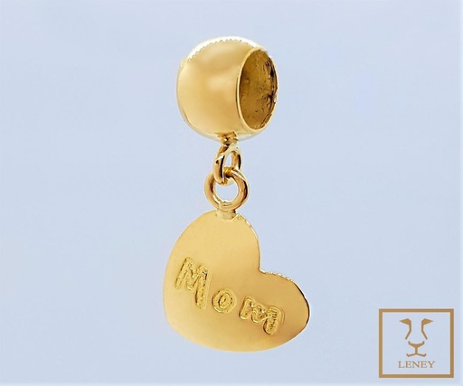 [1242W13] DIJE SEPARADOR CORAZON MOM CON