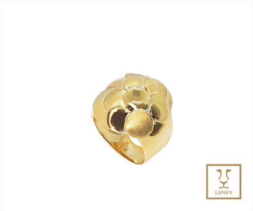 [1406W2] ANILLO MOSAICO ESCAMAS PEZ BRILLOSOS