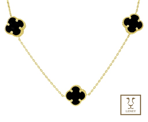 [1538W6] GARGANTILLA O COLLAR 7 TREBOLES