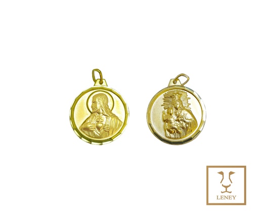 [1590W21] MEDALLA ESCAPULARIO CORAZON JESUS