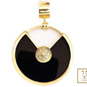 DIJE CIRCULO 40MM ONIX