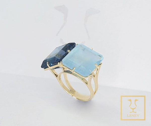 ANILLO TOPACIO LONDON BLUE