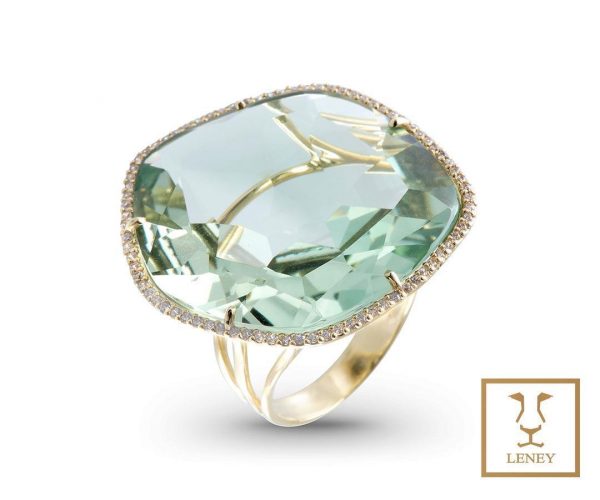 ANILLO PRASIOLITE