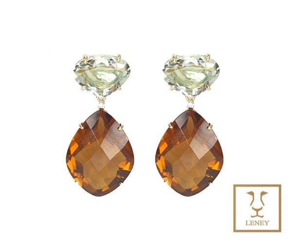 ARETE LARGO 33MM PRASIOLITE