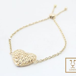 PULSERA CORAZON CALADO