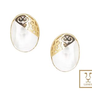 ARETE PERLA MABE OVAL