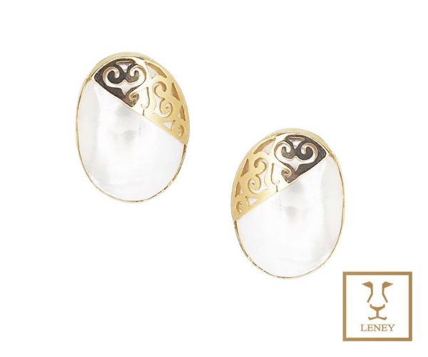 ARETE PERLA MABE OVAL