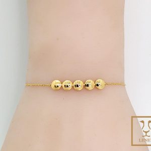 PULSERA 5 LENTEJITAS