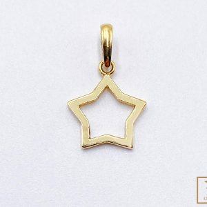 DIJE ESTRELLA CALADA