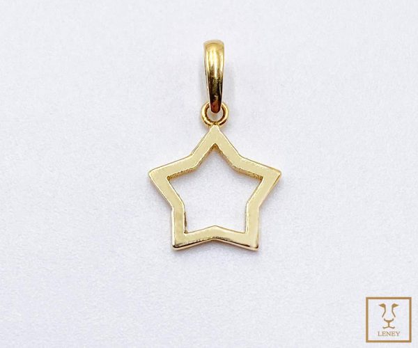DIJE ESTRELLA CALADA