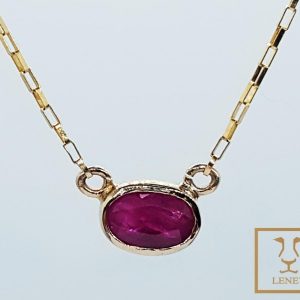 GARGANTILLA  RUBI  OVAL