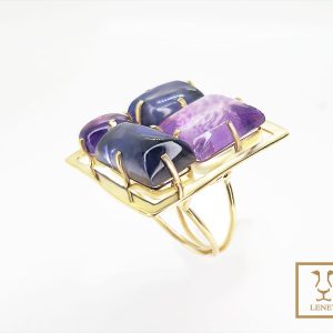 ANILLO CUADRADO DERRETIDO