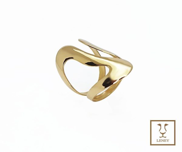 ANILLO CORAZON CALADO