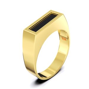 ANILLO HOMBRE ONIX