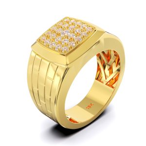 ANILLO CUADRADO BRILLANTES