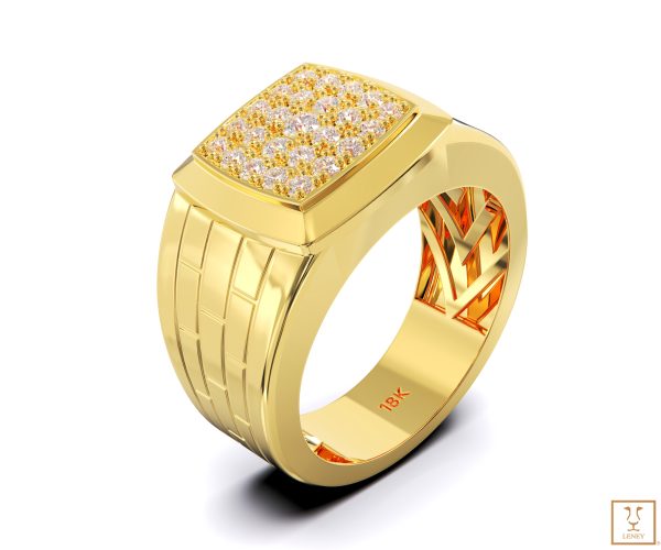 ANILLO CUADRADO BRILLANTES
