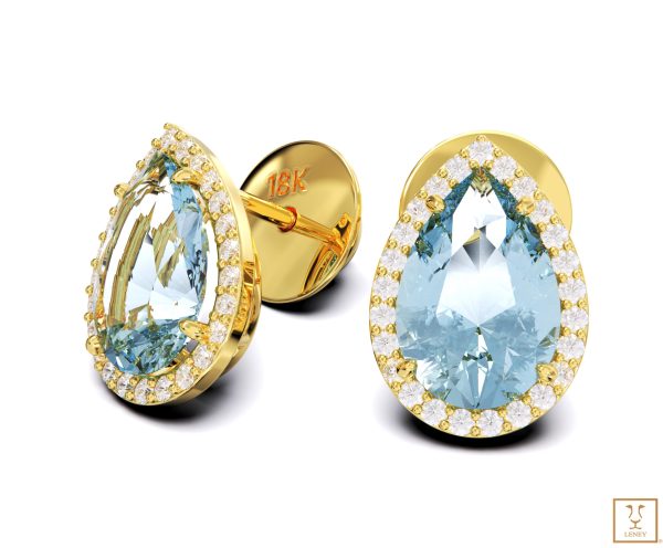 ARETE GOTA AGUAMARINA