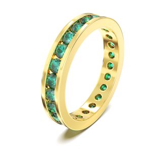 ANILLO INFINITO ESMERALDAS