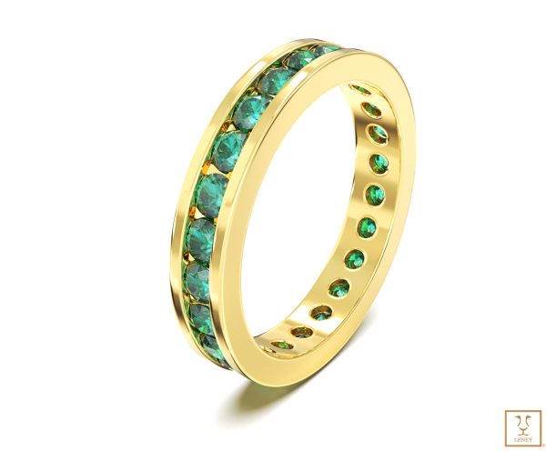 ANILLO INFINITO ESMERALDAS